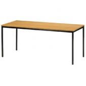 Tafel KI 06 serie 180x80 beuken/zw